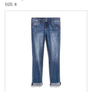 Kut From The Kloth distressed boyfriend jean sz 8